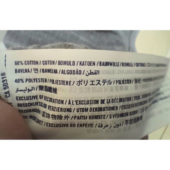 3/10 A&F Abercrombie Kids Jersey Light Full Zip Hoodie XL Gray  Blue - Picture 6 of 8